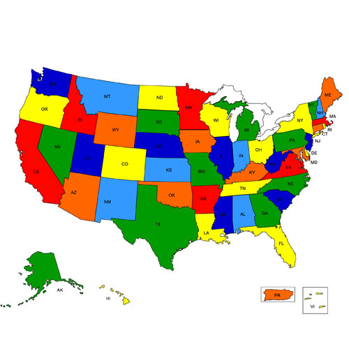 Detail Us Map Downloadable Nomer 30