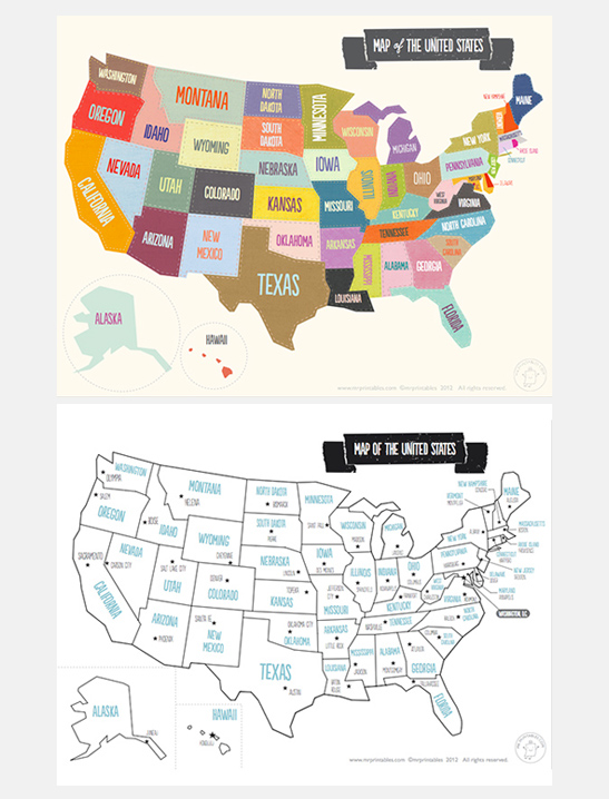 Detail Us Map Downloadable Nomer 40