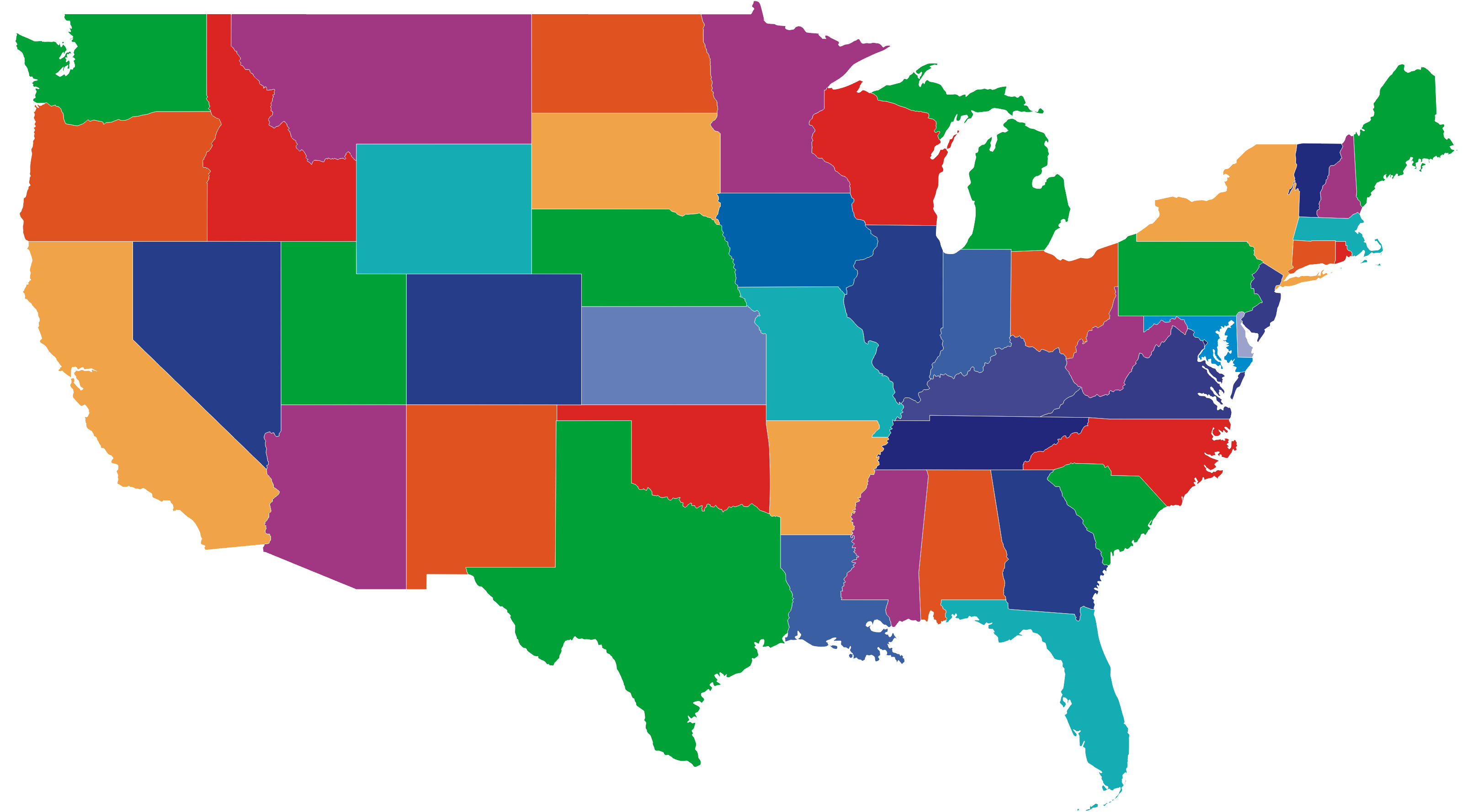 Detail Us Map Downloadable Nomer 50