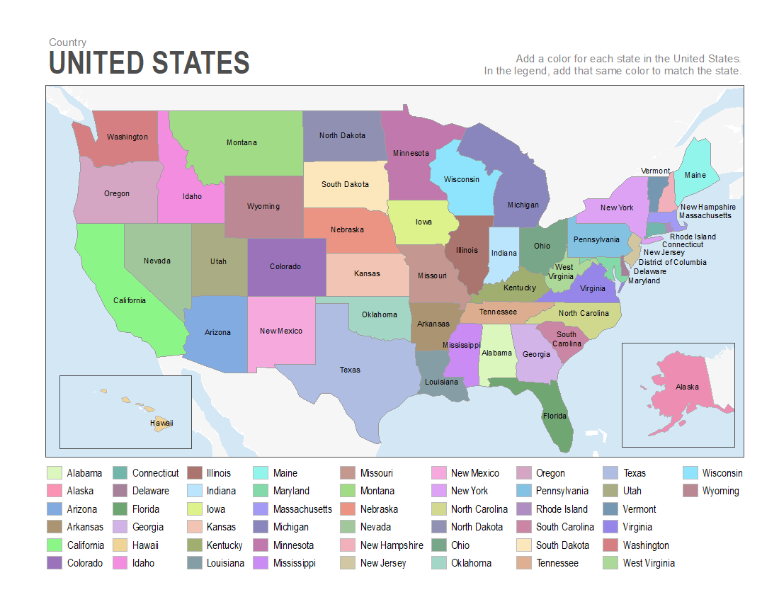 Detail Us Map Downloadable Nomer 54