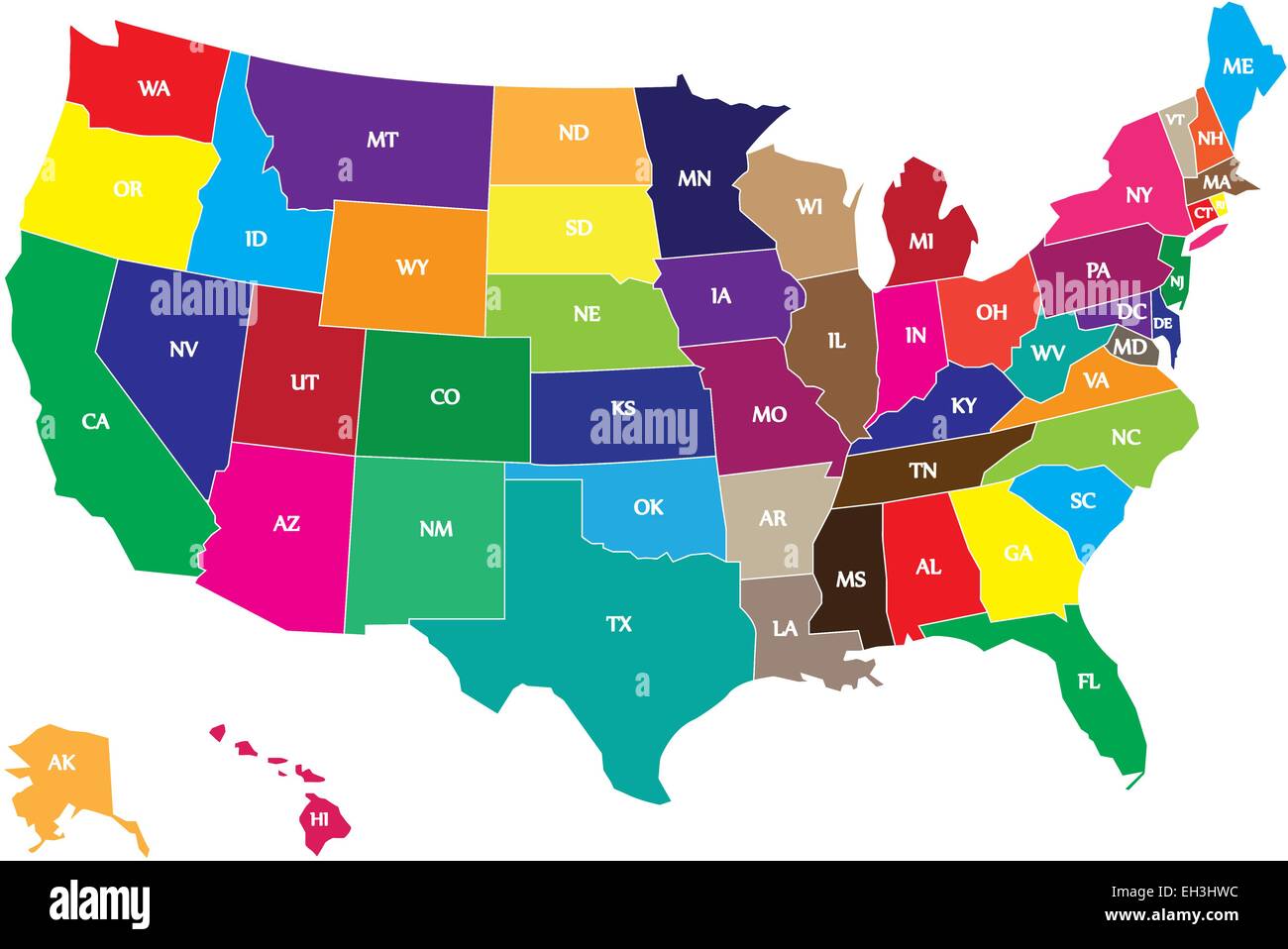 Detail Us Map Images With States Nomer 24