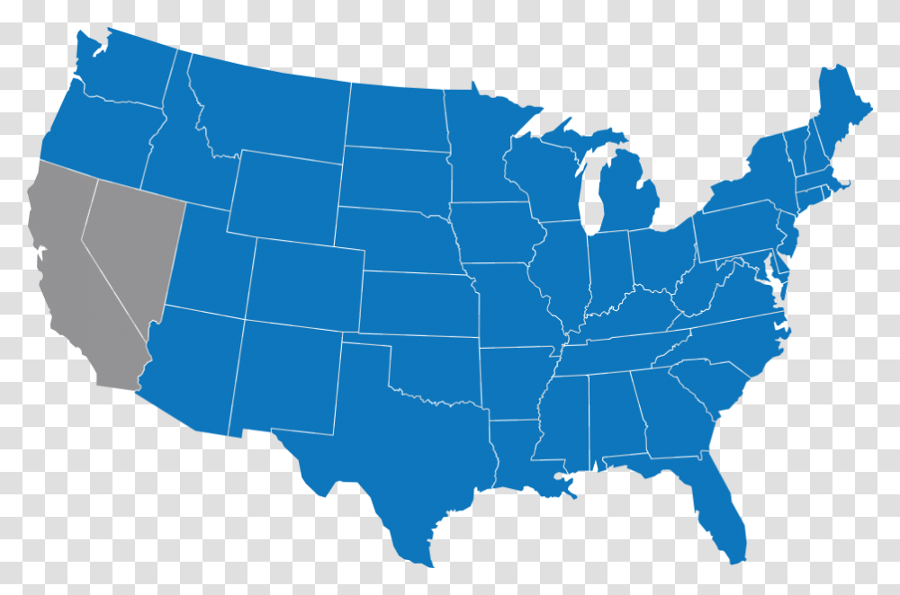 Detail Us Map No Background Nomer 10