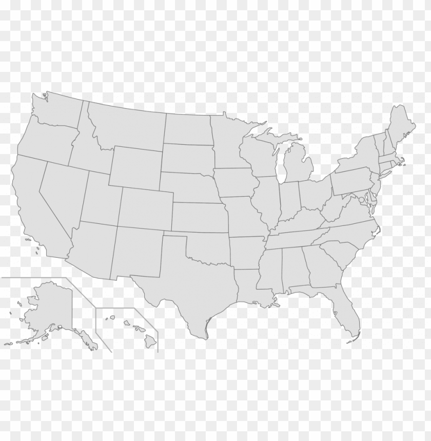Detail Us Map No Background Nomer 11