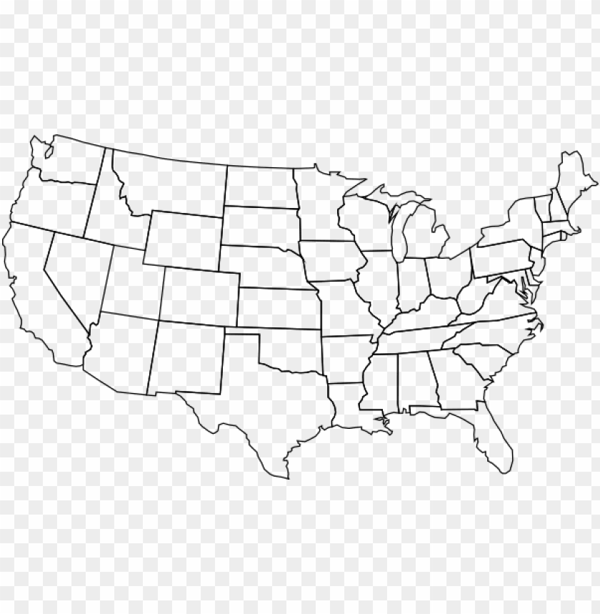 Detail Us Map No Background Nomer 12