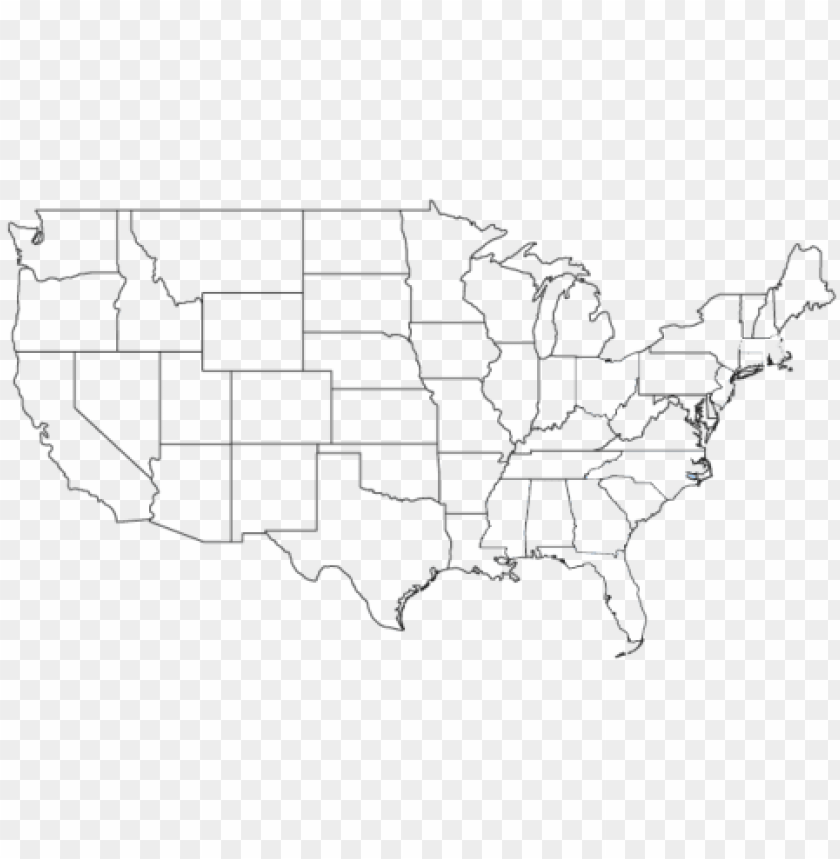 Detail Us Map No Background Nomer 3