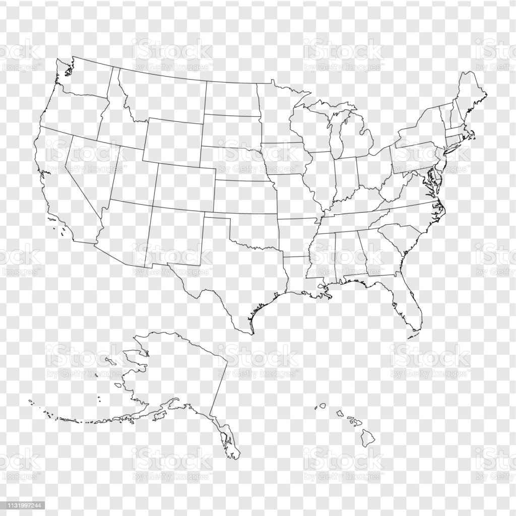 Detail Us Map No Background Nomer 21