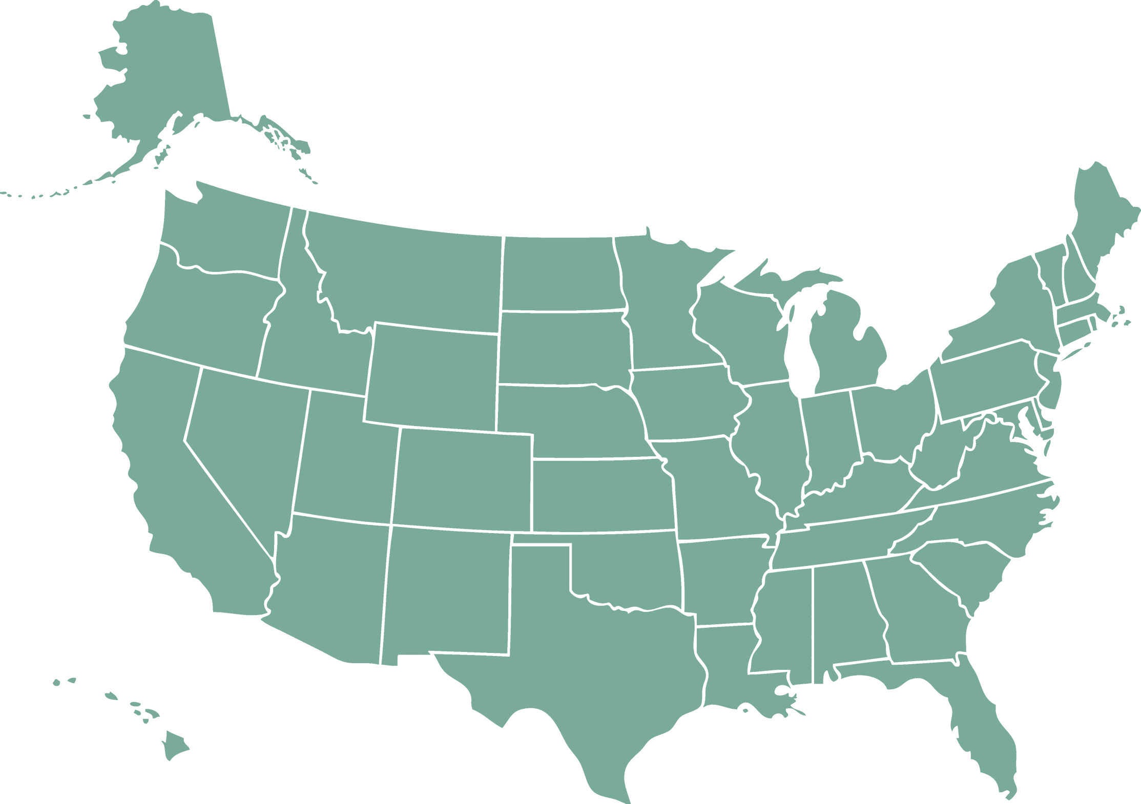 Detail Us Map No Background Nomer 22