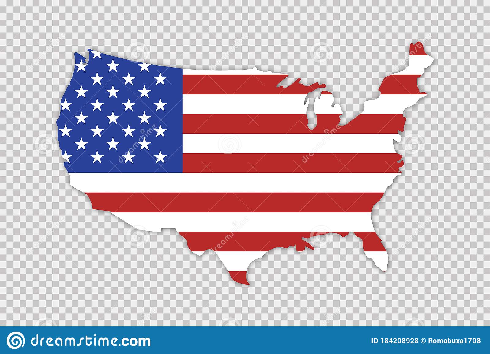 Detail Us Map No Background Nomer 45