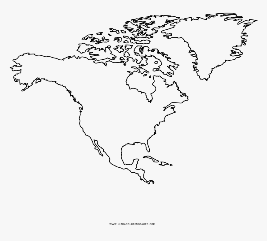 Detail Us Map Outline Png Nomer 24