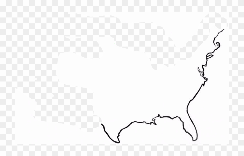 Detail Us Map Outline Png Nomer 42