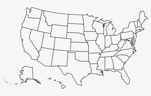 Us Map Transparent Background - KibrisPDR