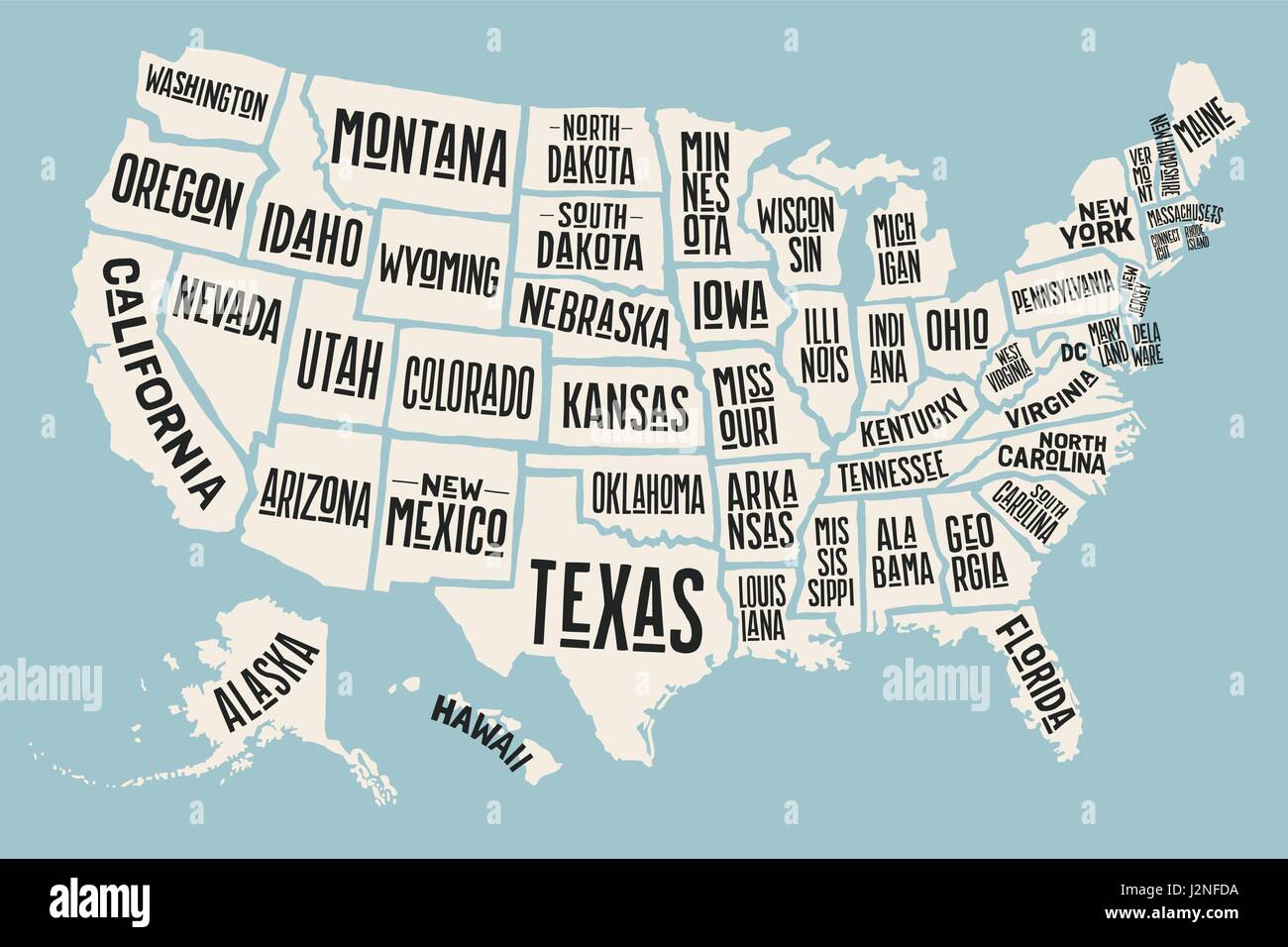 Detail Us States Map Images Nomer 29