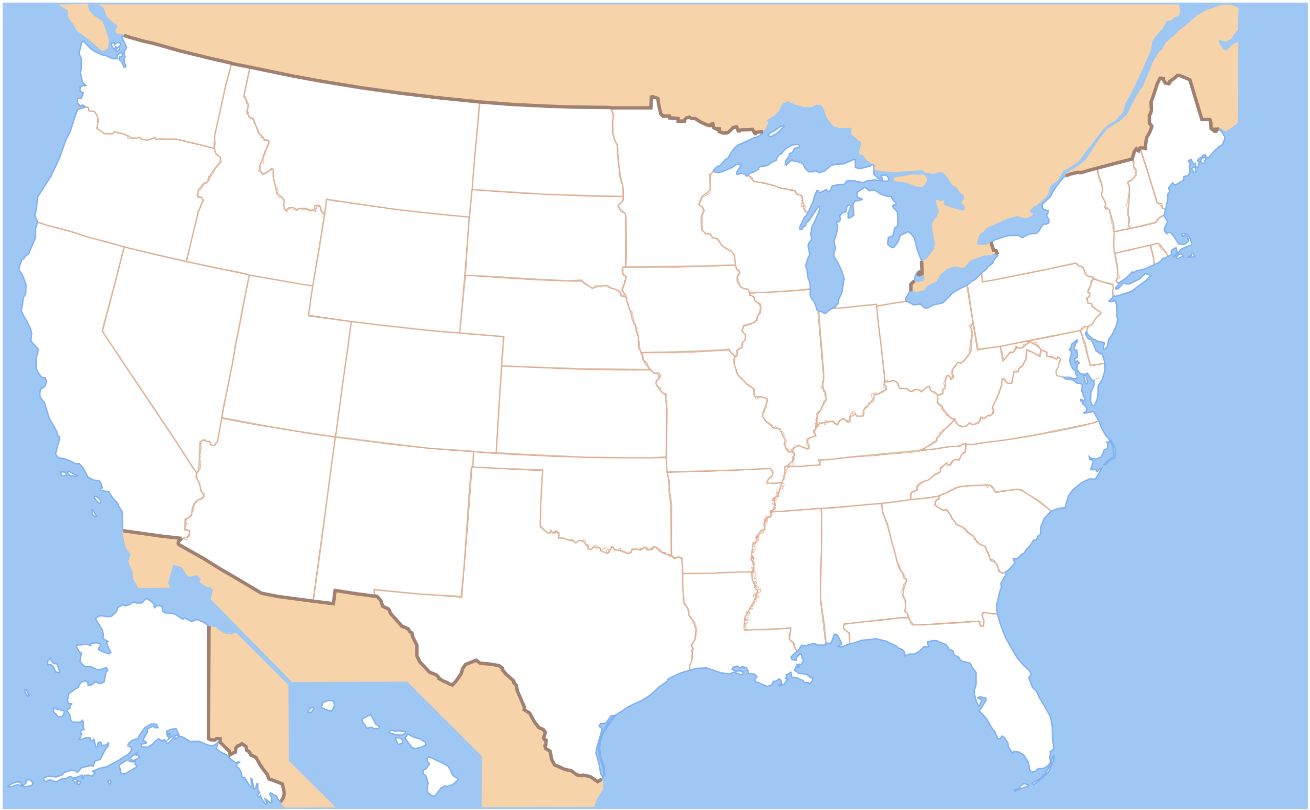 Detail Us States Map Images Nomer 31