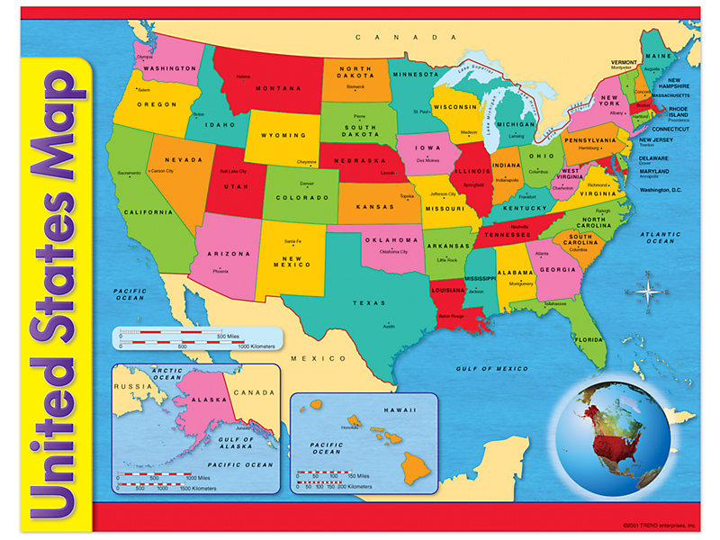 Detail Us States Map Images Nomer 34