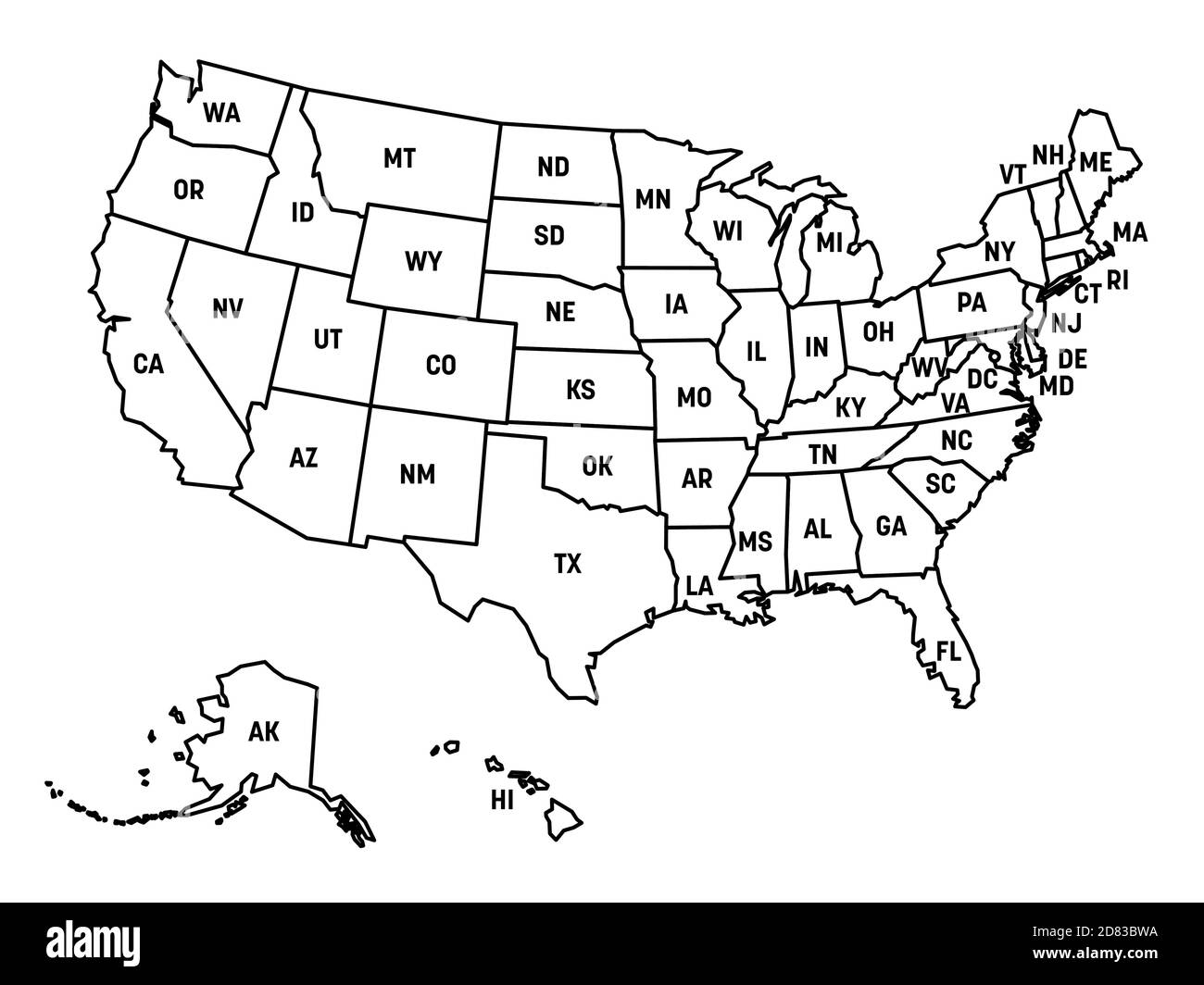 Detail Us States Map Images Nomer 35