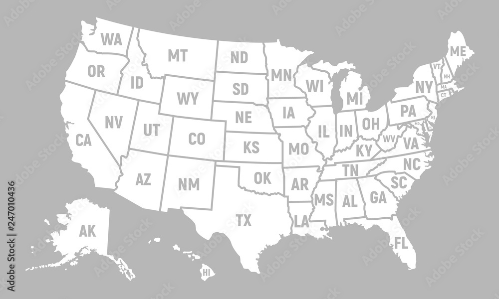 Detail Us States Map Images Nomer 46