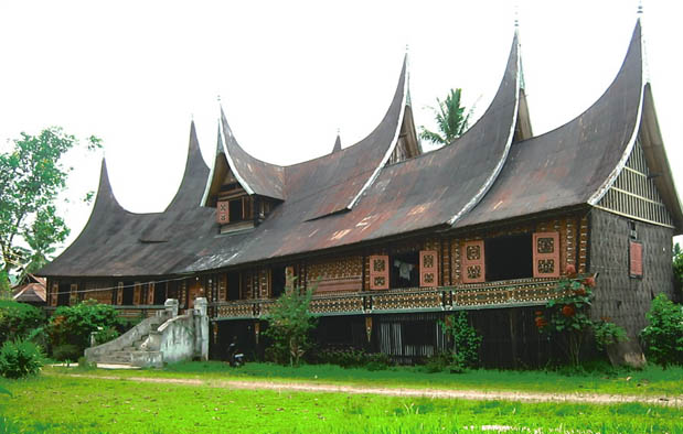 Detail Rumah Adat Minang Kartun Nomer 43