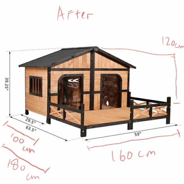 Detail Rumah Anjing Simple Gambar Nomer 25