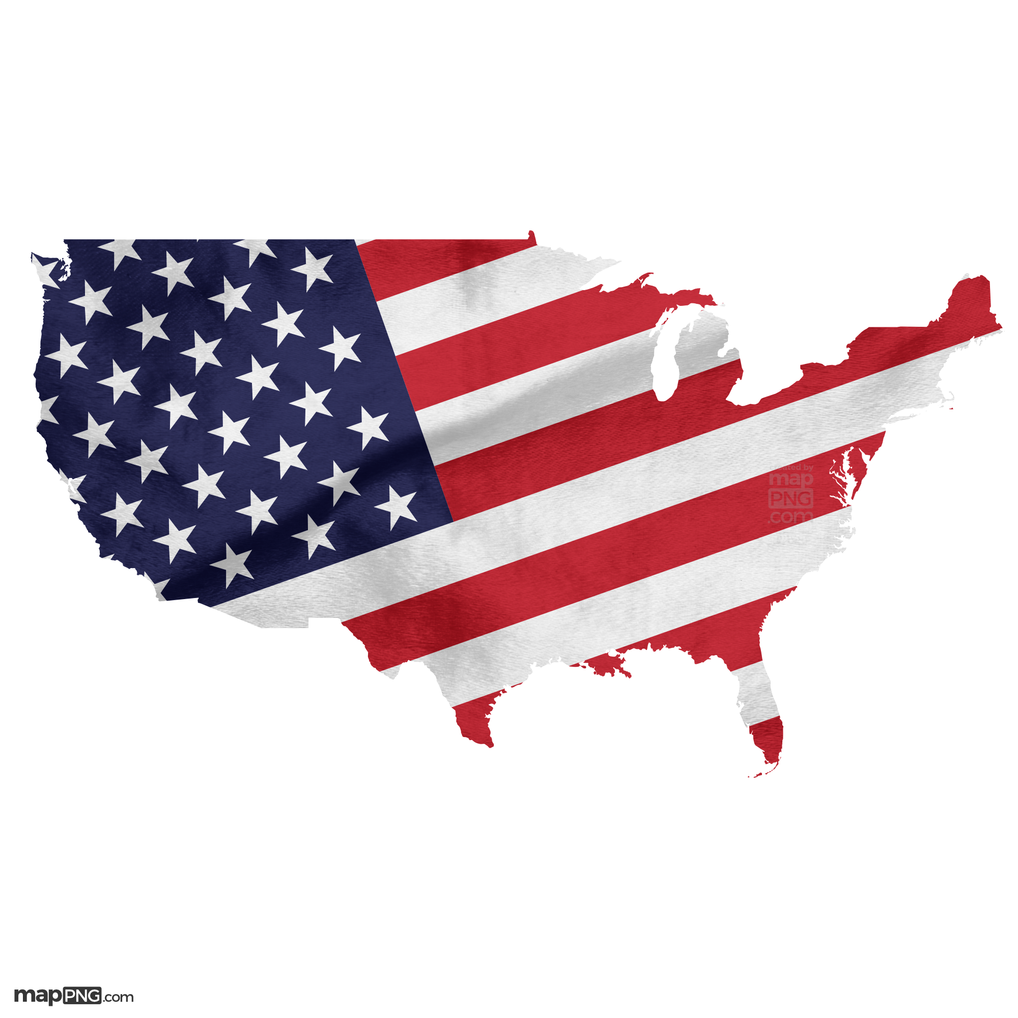 Detail Usa Flag Map Png Nomer 49