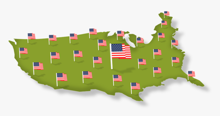 Detail Usa Flag Map Png Nomer 52