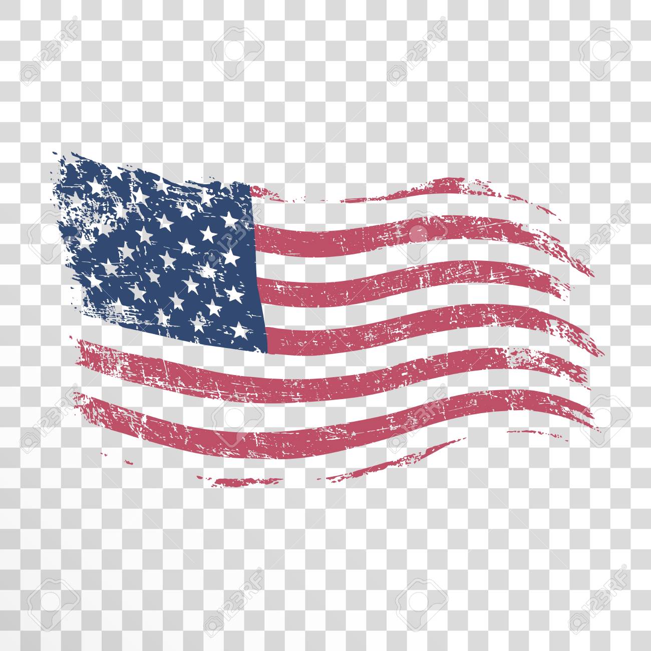 Detail Usa Flag Transparent Nomer 46