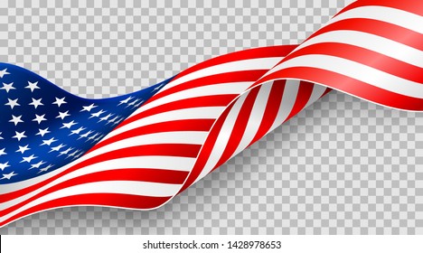 Detail Usa Flag Transparent Background Nomer 37