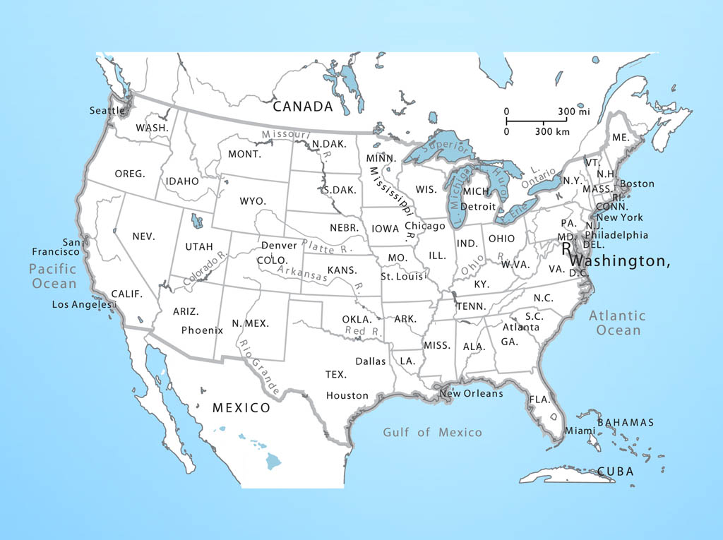 Detail Usa Map Free Nomer 27