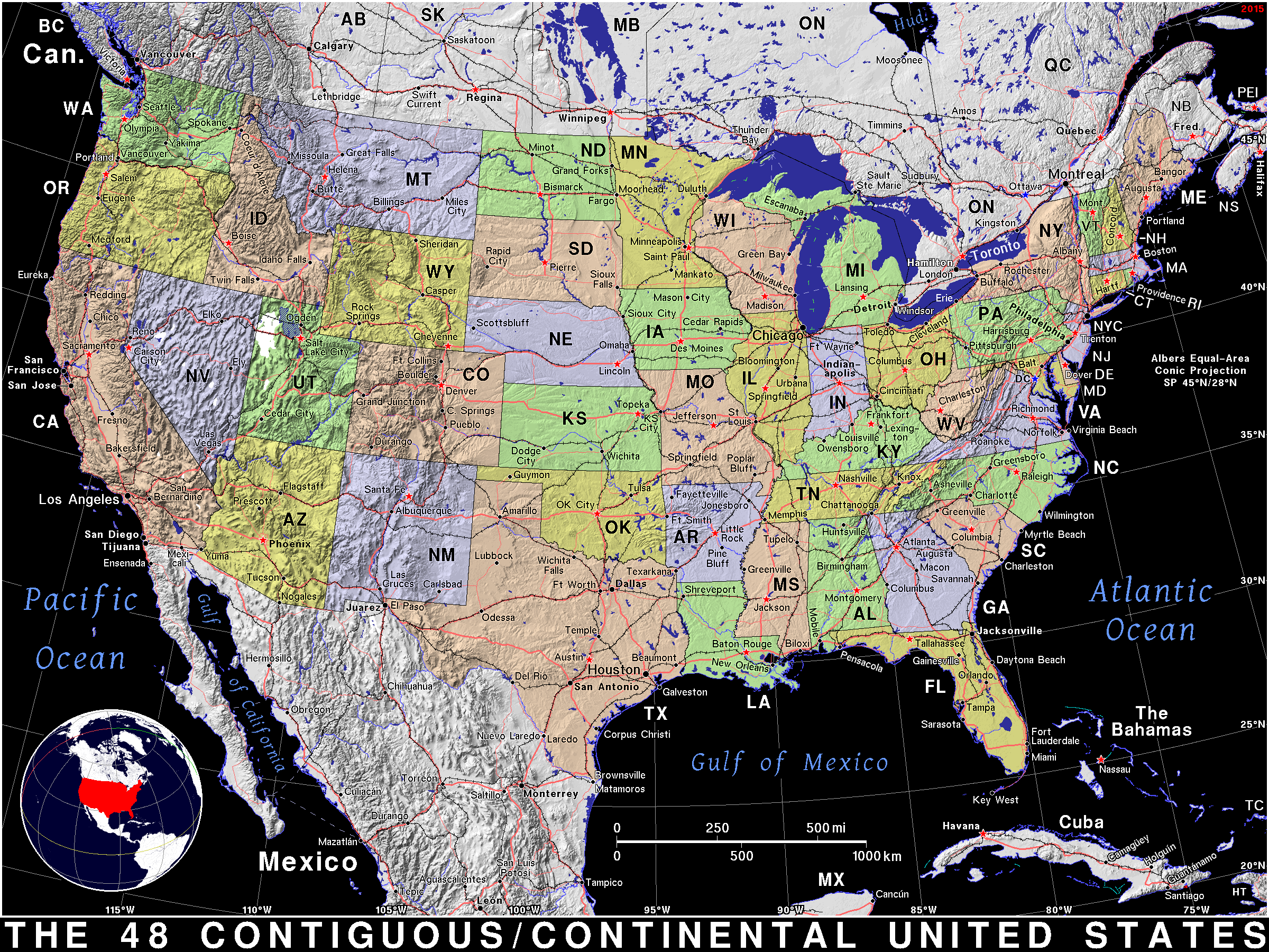 Detail Usa Map Full Size Nomer 20