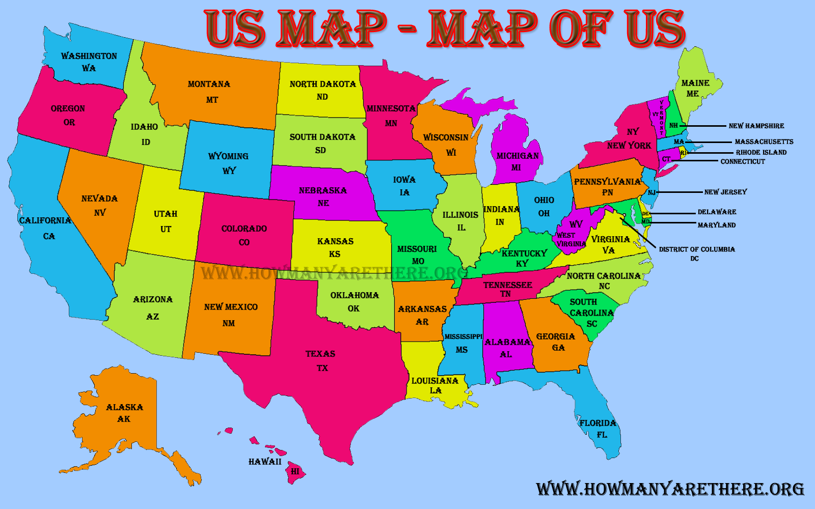 Detail Usa Map Full Size Nomer 8