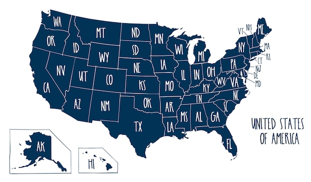 Detail Usa Map Image Free Nomer 41