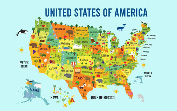 Detail Usa Map Images Nomer 56