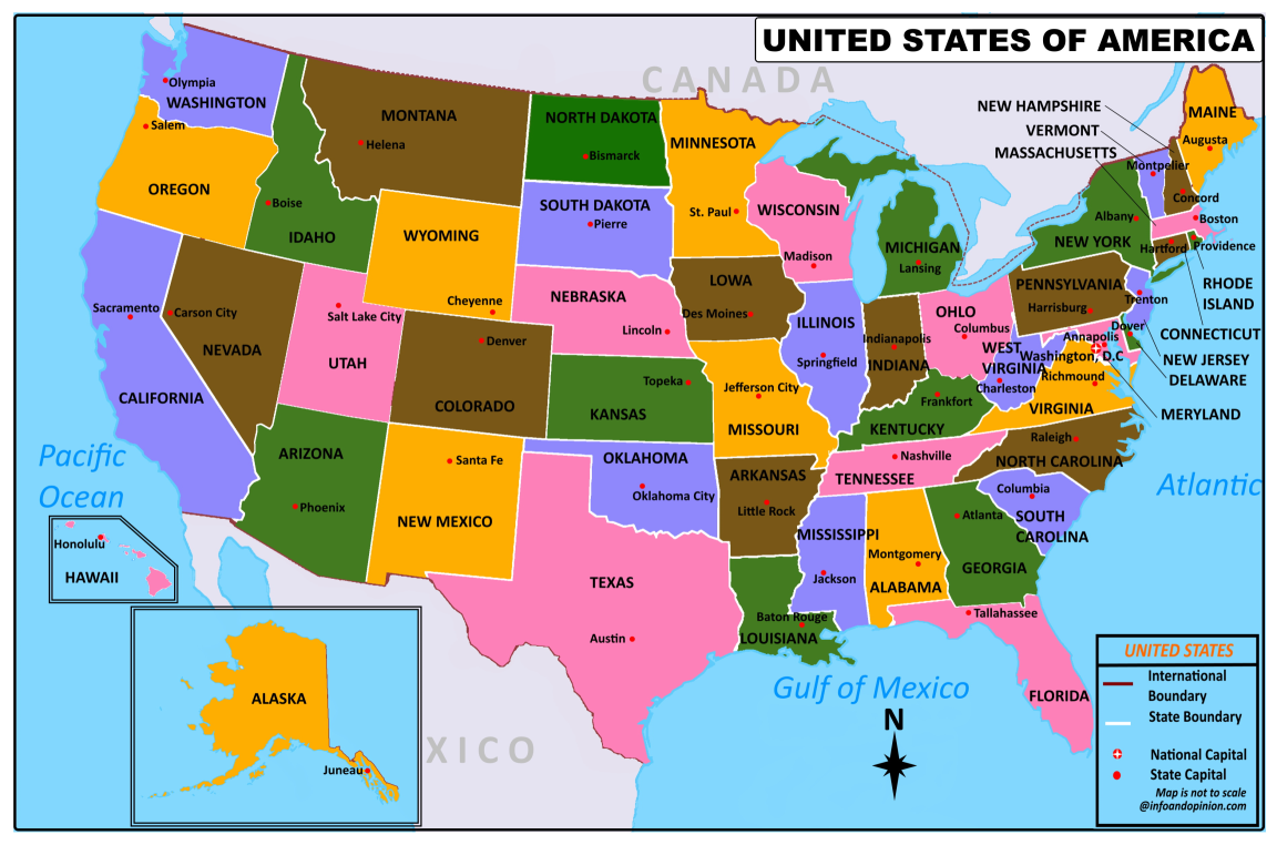 Detail Usa Map Images Free Nomer 2