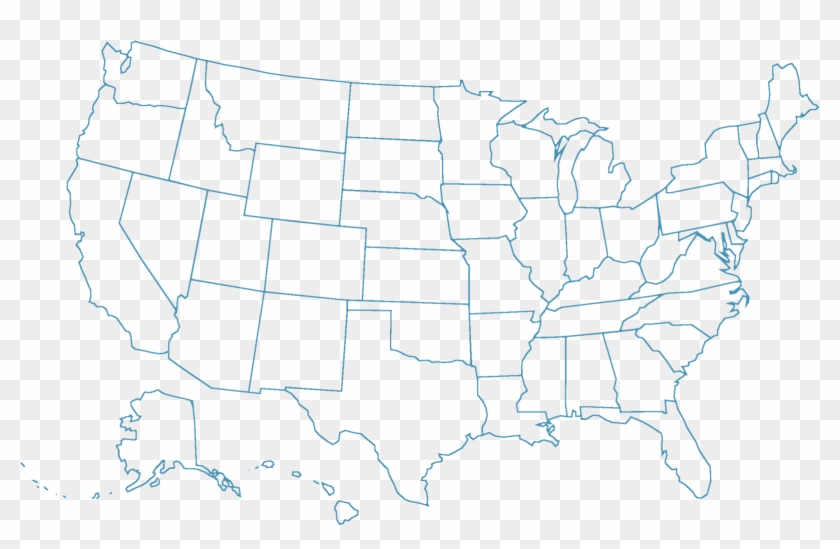 Detail Usa Map Outline Png Nomer 21