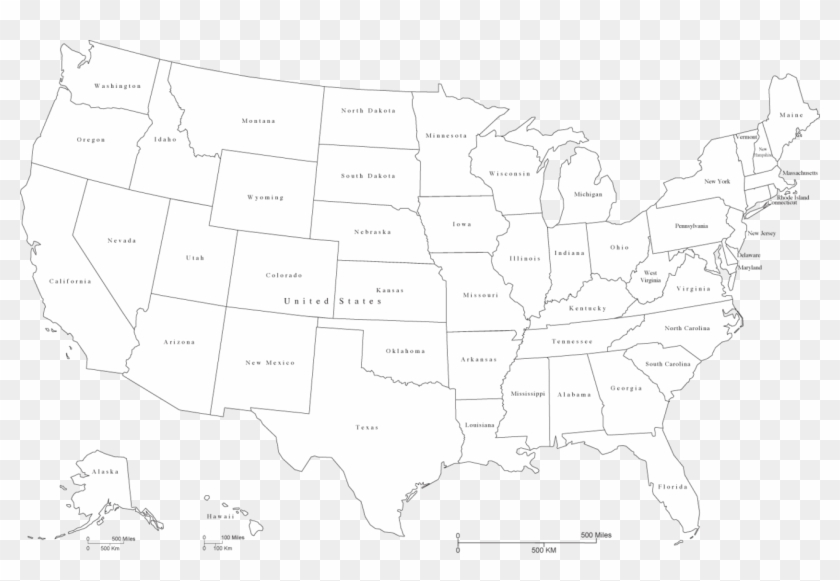 Detail Usa Map Outline Png Nomer 30