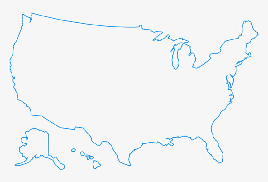 Detail Usa Map Outline Png Nomer 6