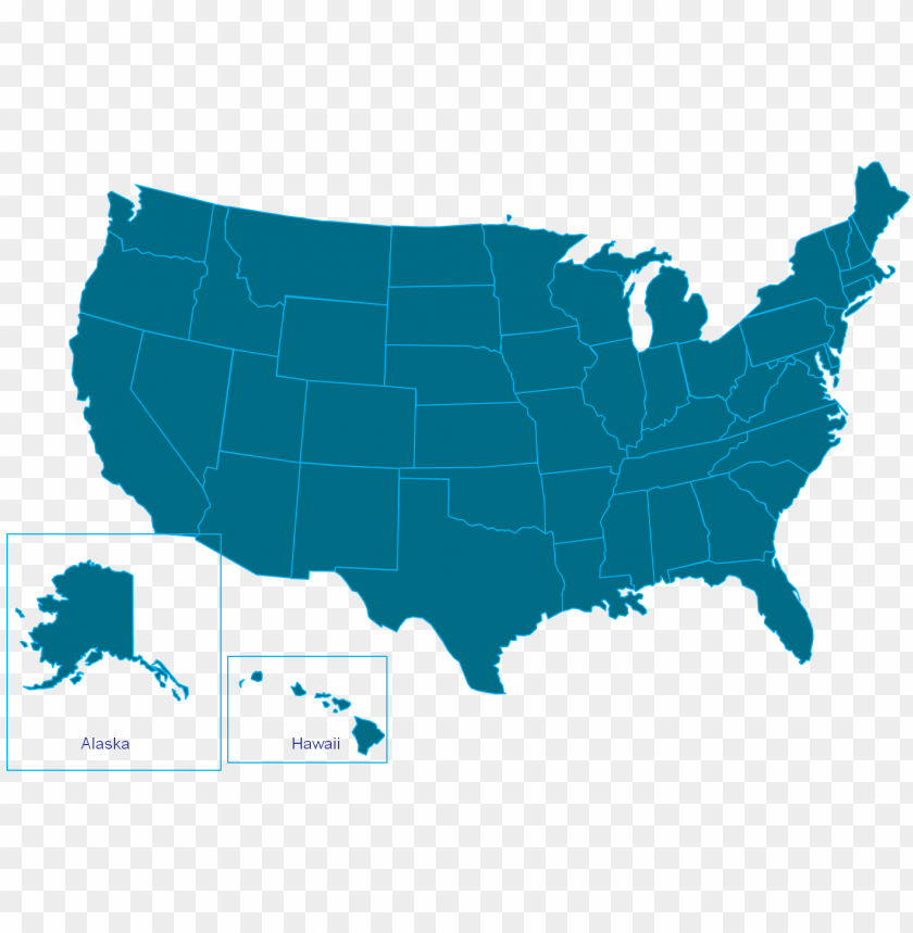 Detail Usa Map Transparent Nomer 40