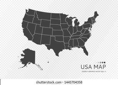 Detail Usa Map Transparent Background Nomer 23