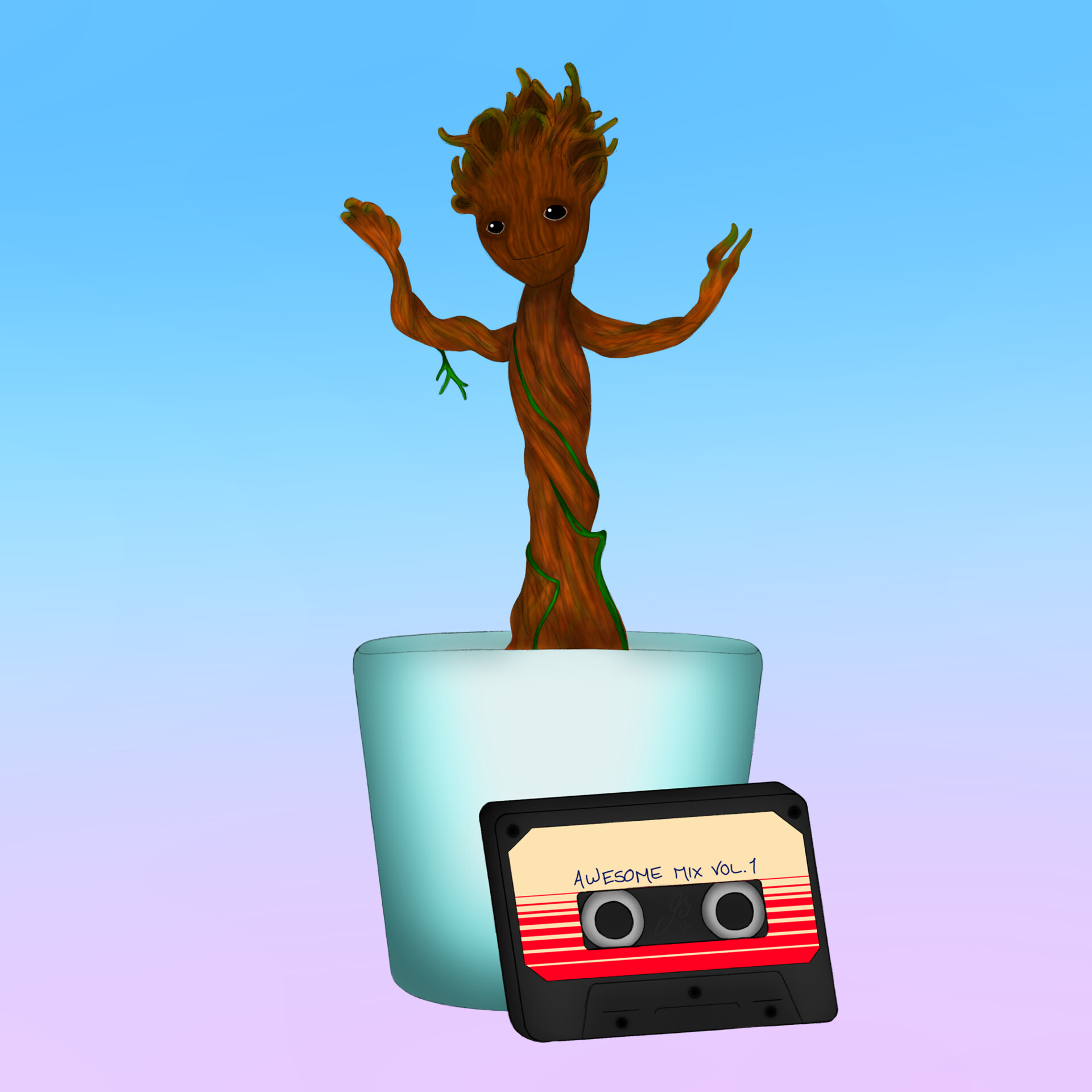 Detail Usb Dancing Groot Nomer 28