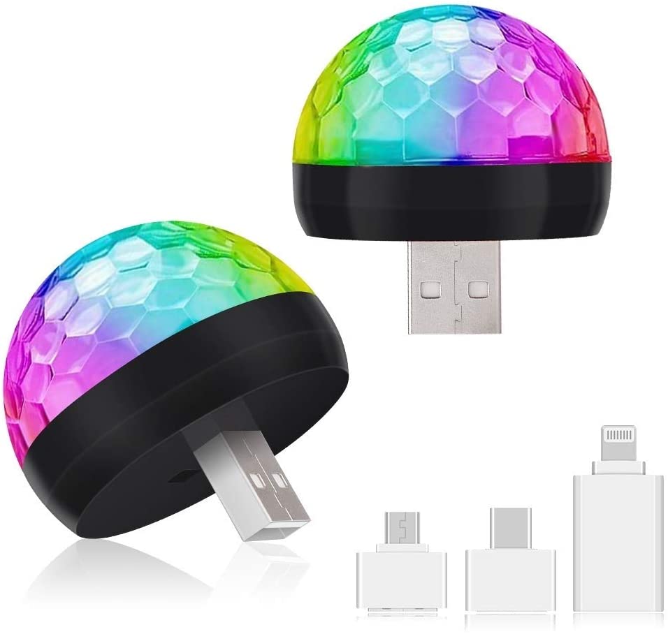 Detail Usb Party Lights Mini Disco Ball Nomer 5