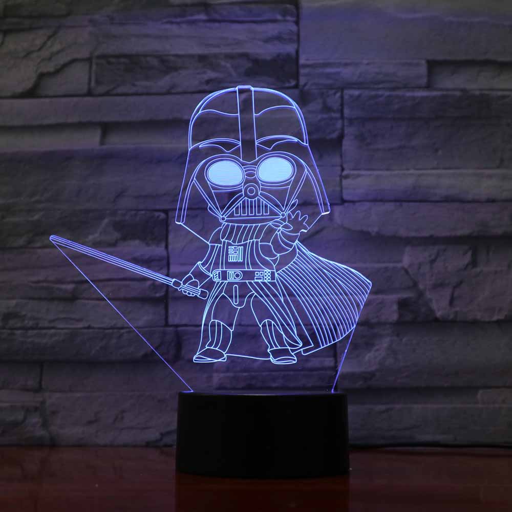 Detail Vader 3d Lamp Nomer 11
