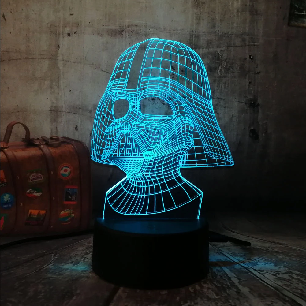 Detail Vader 3d Lamp Nomer 12