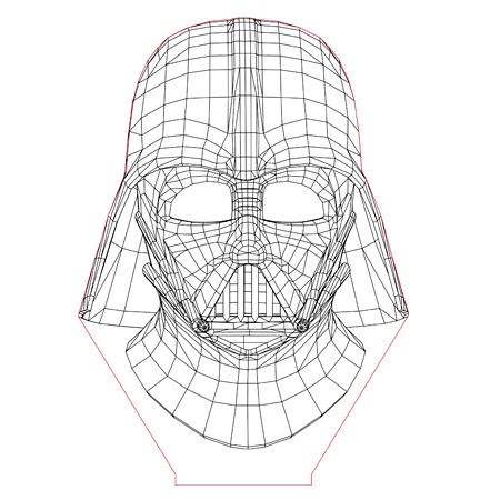 Detail Vader 3d Lamp Nomer 30