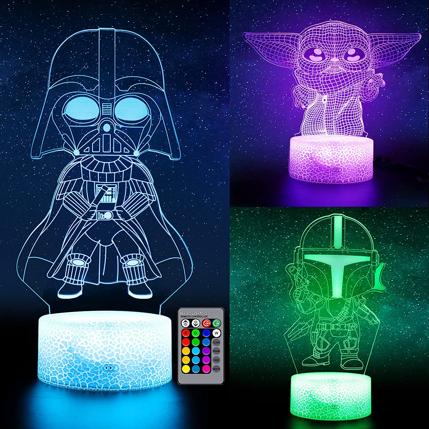 Detail Vader 3d Lamp Nomer 37