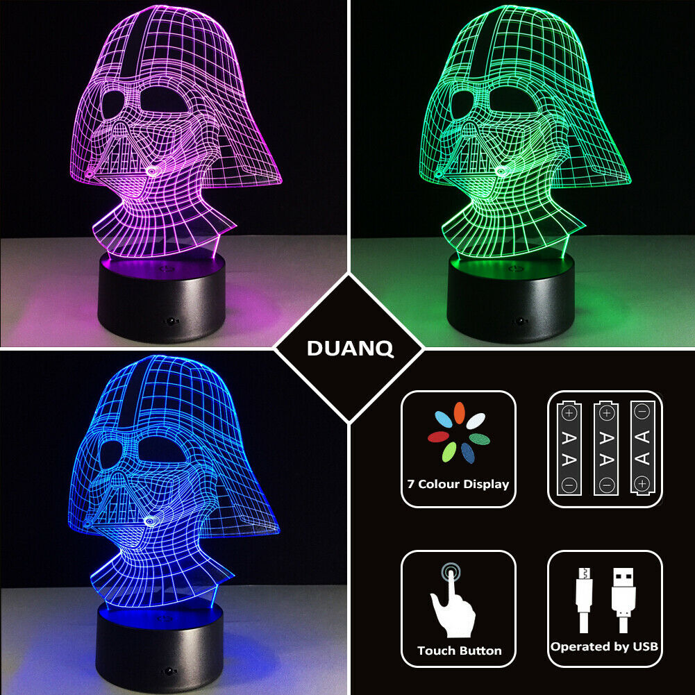 Detail Vader 3d Lamp Nomer 58