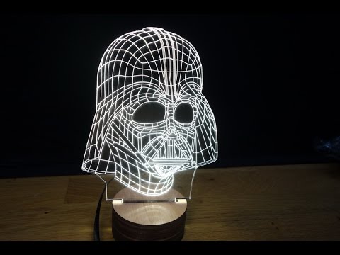 Detail Vader 3d Lamp Nomer 8