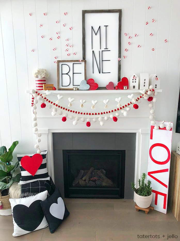 Detail Valentines Day Banner For Fireplace Nomer 21