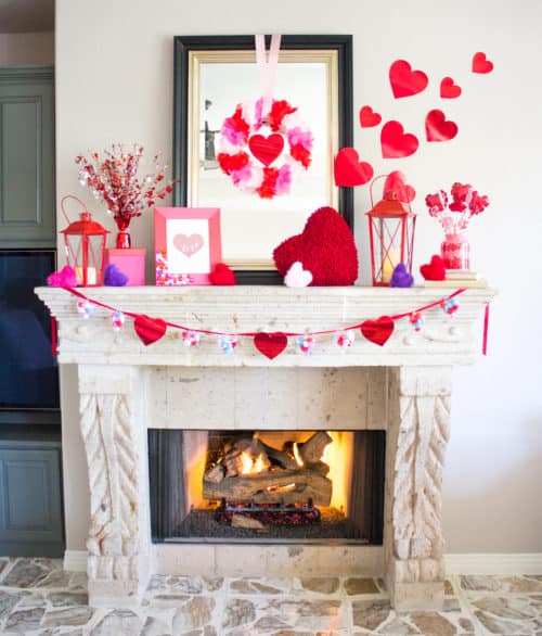 Detail Valentines Day Banner For Fireplace Nomer 41