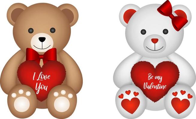 Detail Valentines Day Bear Clipart Nomer 31