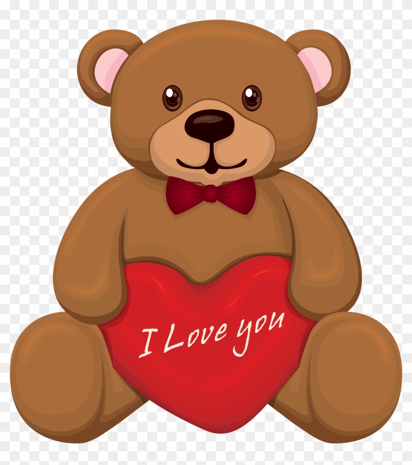 Detail Valentines Day Bear Clipart Nomer 3