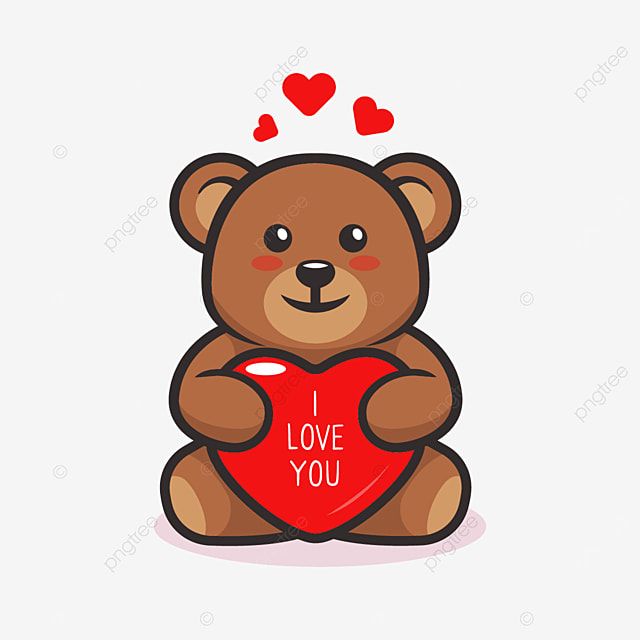 Detail Valentines Day Bear Clipart Nomer 46